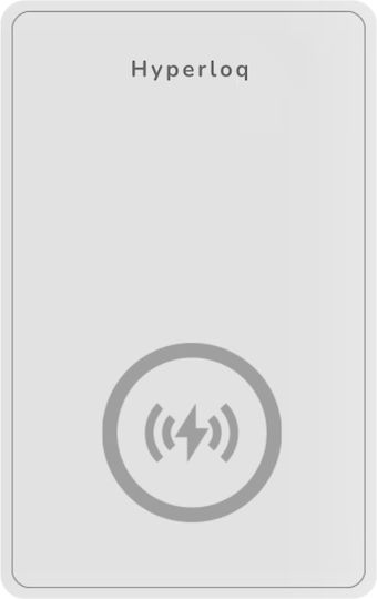 Hyperloq NeoCard Apple Find My Alb Reîncărcabil