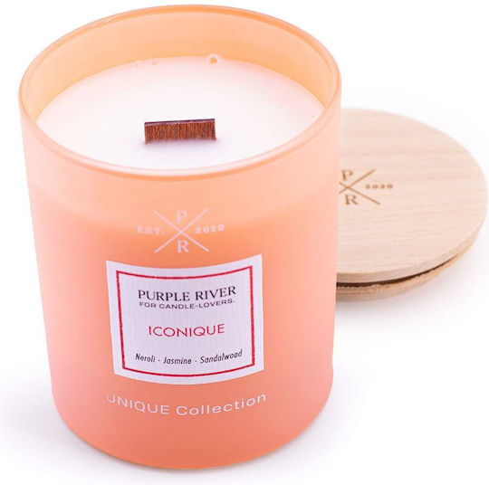 Purple River Lumânare Aromatică Din Soia În Borcan Portocalie 220gr