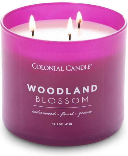 Κερί Αρωματικό 3 Φυτίλια Γυάλινο Δοχείο Woodland Blossom 411 Γραμ Pop Color Κερί Αρωματικό 3 Φυτίλια Γυάλινο Δοχείο Woodland Blossom 411 Γραμ Pop Color