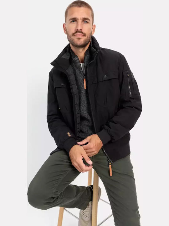Χειμωνιάτικο Μπουφάν Softshell Αδιάβροχο και Αντιανεμικό Μαύρο