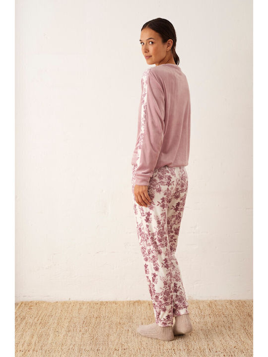 Promise Winter Women's Pyjamas Set Pink