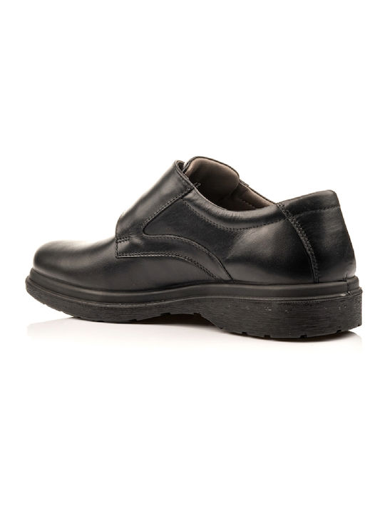 Boxer Men's Leather Loafers Black