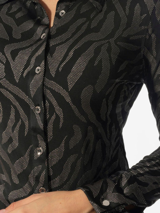 Women's Long Sleeve Shirt Black