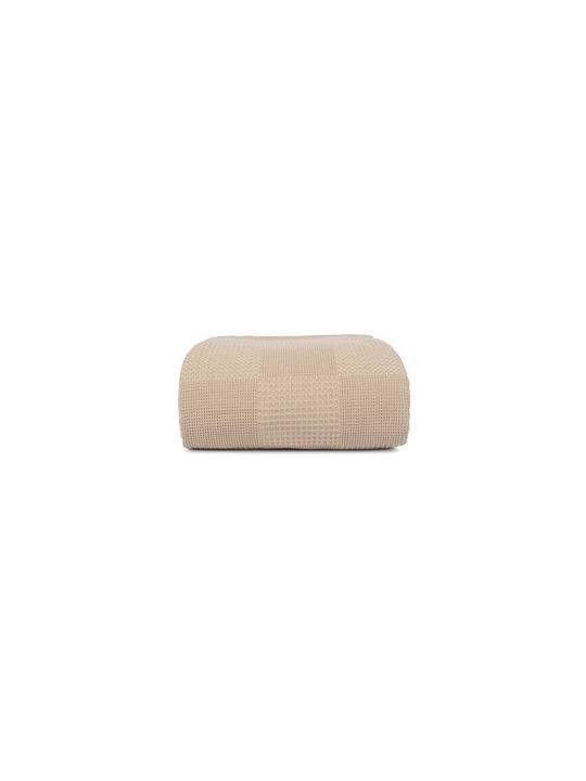 Mc Decor Blanket Nursery Swaddling Blankets Waffle Beige 100x150cm