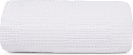 Mc Decor Blanket Nursery Swaddling Blankets Waffle White Blanco 100x150cm
