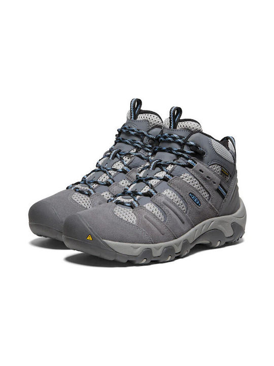 Keen Men's Hiking Boots Waterproof Gray