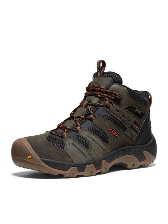 Keen Men's Hiking Waterproof Black Boots