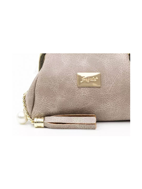 Fragola Small Women's Wallet Coins Dark Beige Vintage