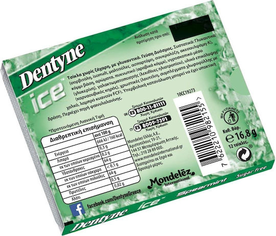 Dentyne Ice Kaugummi Spearmint Zuckerfrei 16,8g