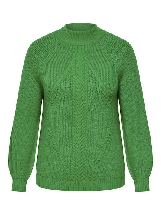 Women's Sweater Turtleneck Green