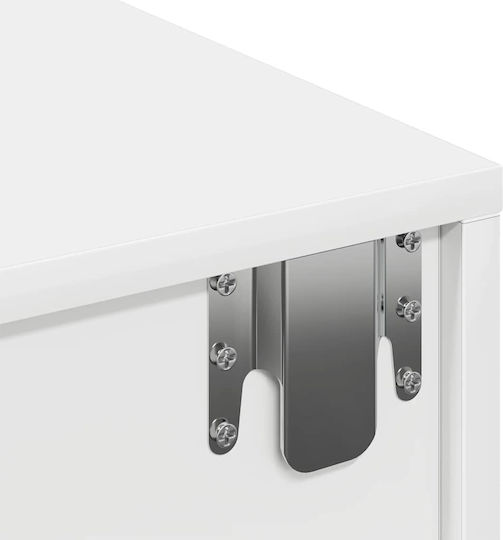 White Wall Shelf 60x26.5x15cm