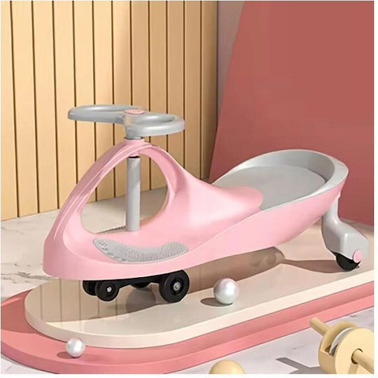 Foot-to-Floor One-Seater Pink Car For 3+ Years