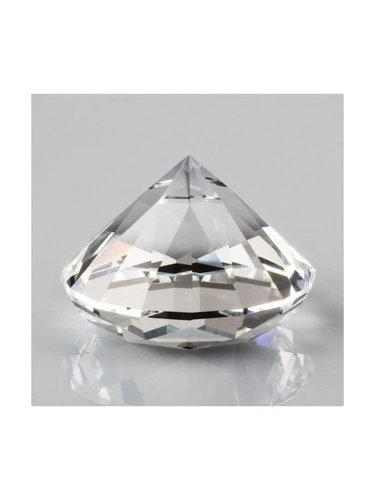 Κρυστάλλινο Αστραφτερό Διαμάντι 100 Mm Diamond Jewel Paperweight Διακόσμηση Γάμου Γραφείου Σπιτιού Ιριδίζουν 5311
