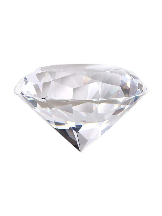 Κρυστάλλινο Αστραφτερό Διαμάντι 100 Mm Diamond Jewel Paperweight Διακόσμηση Γάμου Γραφείου Σπιτιού Ιριδίζουν 5311
