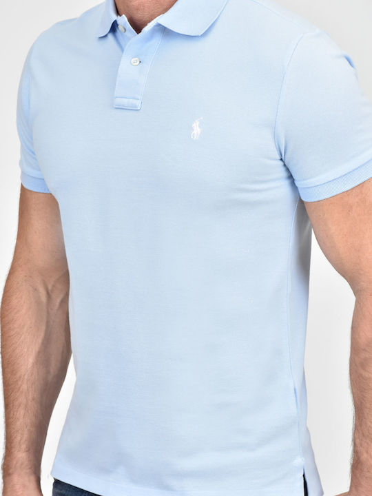 Polo Short Sleeve Light Blue Blouse
