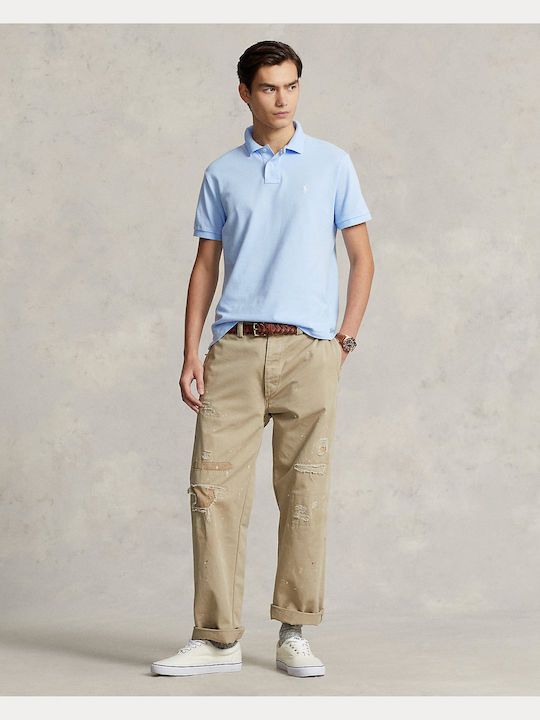 Polo Short Sleeve Light Blue Blouse