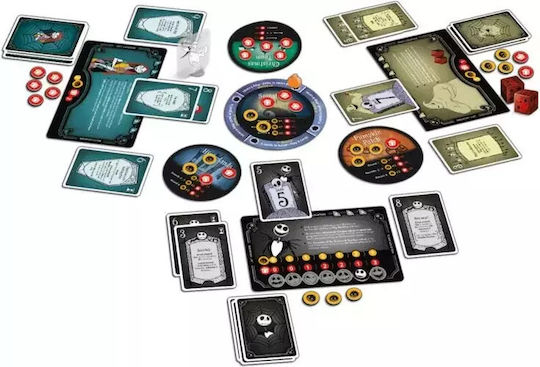 Board Game The Nightmare Before Christmas: Take Over the Holidays for 2-6 Players 10+ Years Old (FR) Mixlore