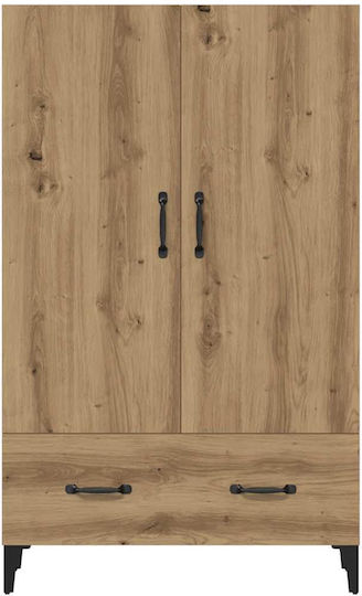 Δίφυλλη Ντουλάπα Δρυς 70x31x115cm