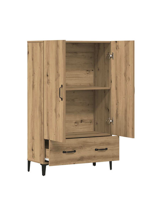 Double Door Wardrobe Oak 70x31x115cm