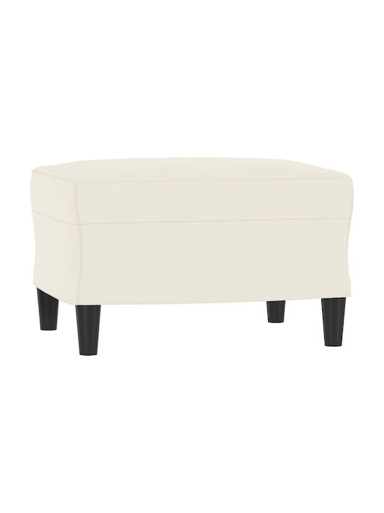 Dreisitzer Sofa Samt Beige 198x77x80cm