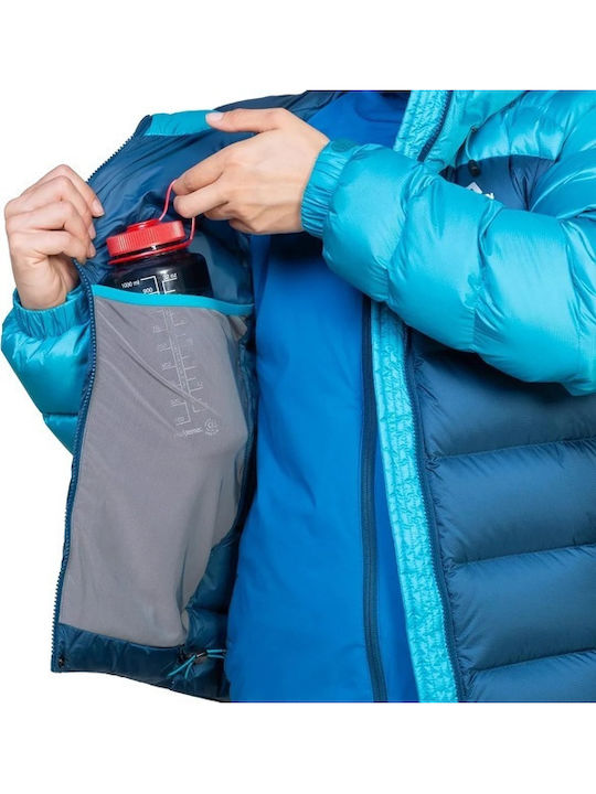 Women's Short Puffer Jacket for Winter Deep Teal-fresh