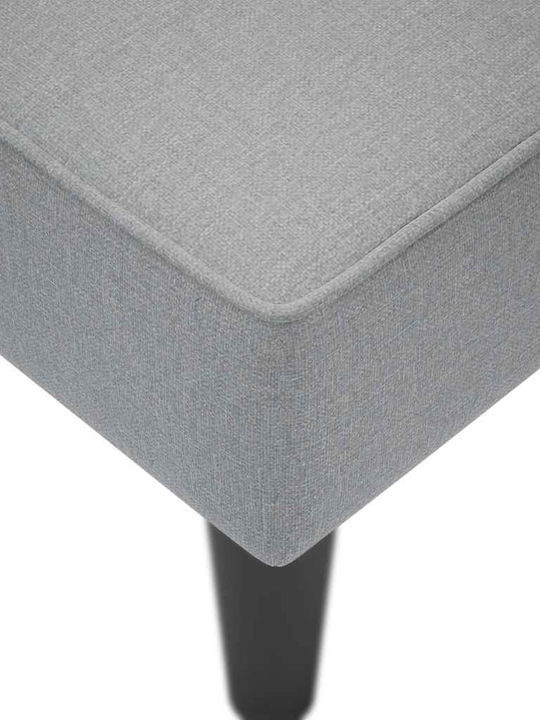 Recliner Stoff Gray L140xW56xH66cm