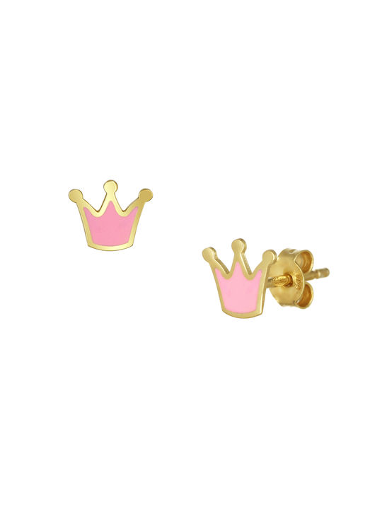 Златни Studs Коронки от Сребърен Златни Studs Коронки от Сребърен