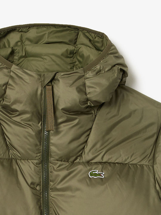 Μπουφάν Puffer Αδιάβροχο Khaki