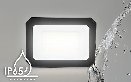 Elvhx Στεγανός Προβολέας LED 20W Φυσικό Λευκό 4000K IP65