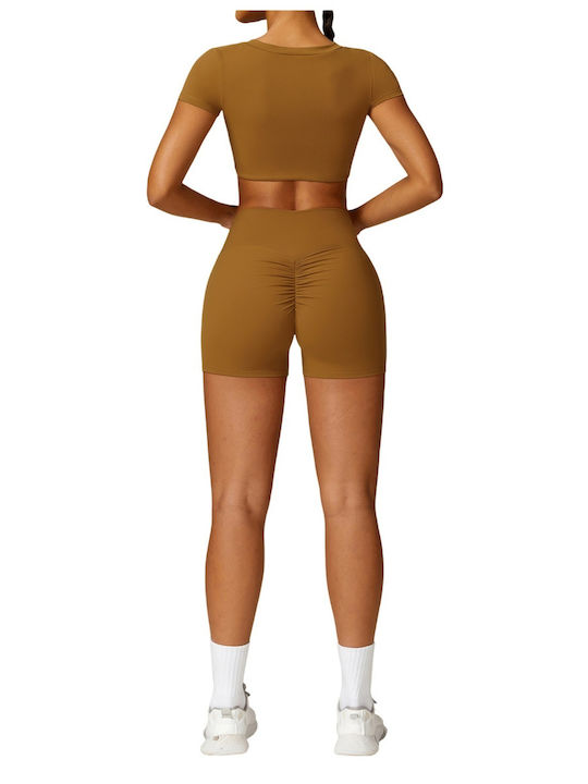 Set mit Leggings Brown Set mit Leggings Brown