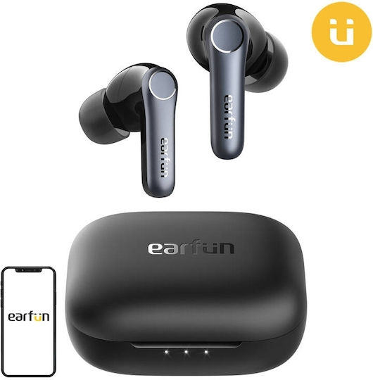 Earfun Air Pro 4 In-ear Bluetooth Handsfree Earphones with Sweat Resistance and Charging Case Black