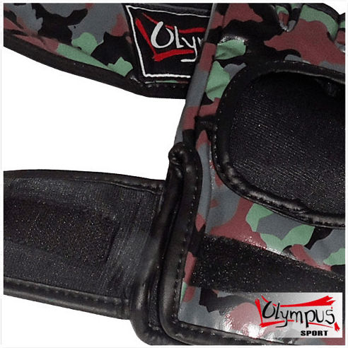 Olympus Sport Camo Γάντια ΜΜΑ από Συνθετικό Δέρμα Μαύρα