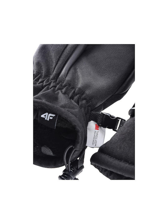 4F Frauen Ski- & Snowboardhandschuhe Schwarz