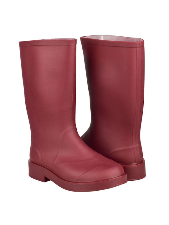 Yfantidis Women's Wellies Burgundy