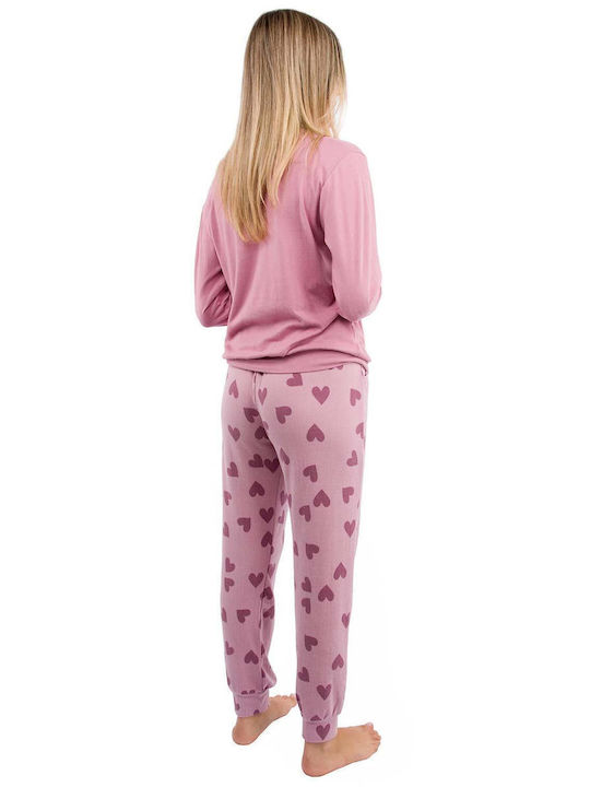 Pijamangel Winter Damen Pyjama-Set Rotten Apple