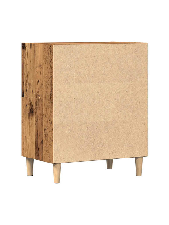 Μπουφές Ξύλινος Παλιό Ξύλο 57x35x75cm