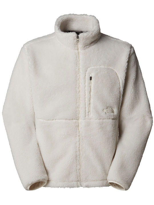 Full Ανδρική Ζακέτα Fleece Μπεζ