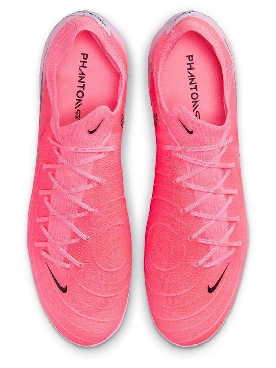 Nike Phantom GX 2 Pro Ποδοσφαιρικά Παπούτσια με Τάπες AG-Pro Ροζ