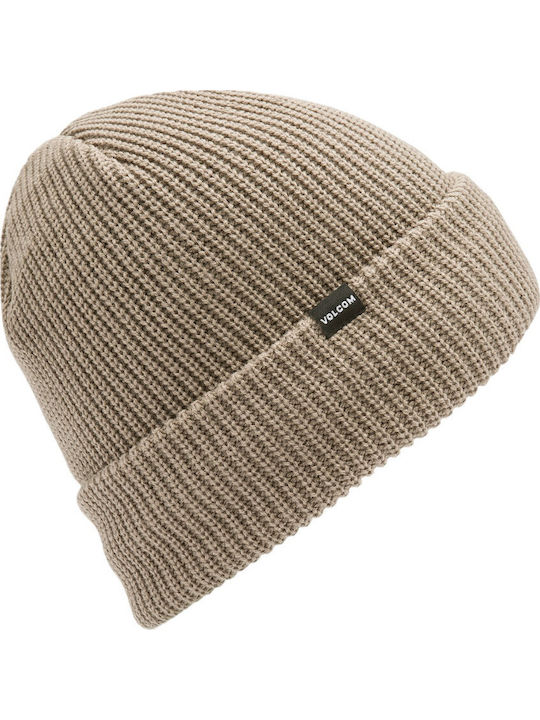 Sweep Lined Beanie Ανδρικός Σκούφος Πλεκτός σε Χακί χρώμα
