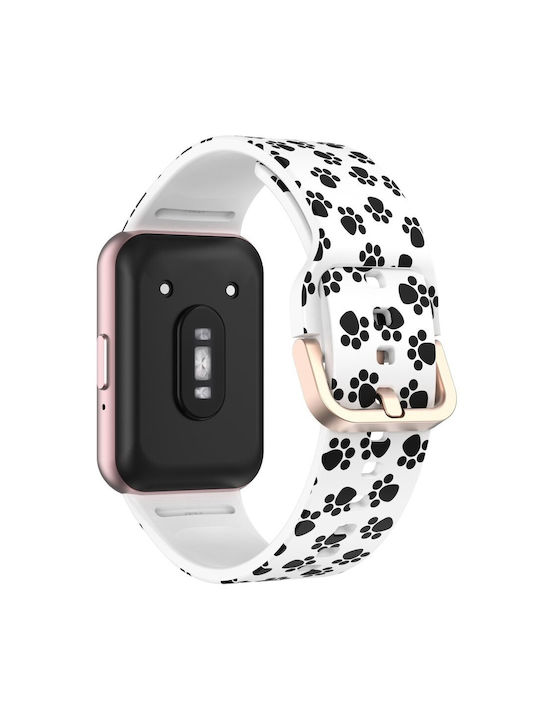 Curea Silicon Alb (Galaxy Fit3 - Potrivirea Galaxiei 3)