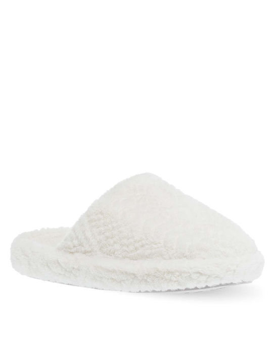 Parex Winter Women's Slippers in White color