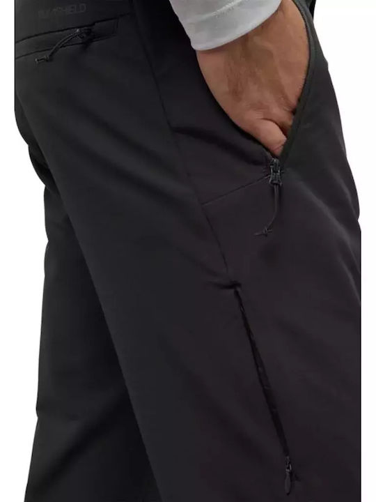 Herrenhosen Elastisches Schwarz