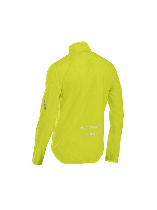 Northwave Vortex Waterproof Cycling Windbreaker Jacket Long sleeve Yellow