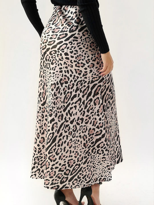 DOT Skirt Leopard Ecru