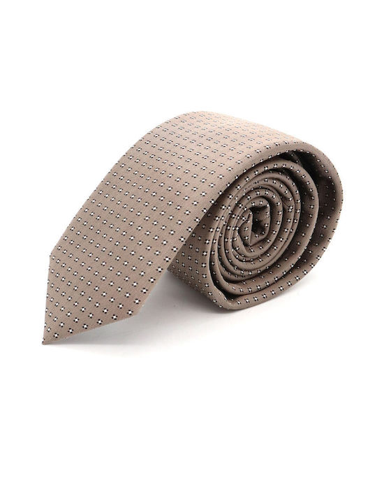 Hugo Boss Men's Tie Printed in Brown Color