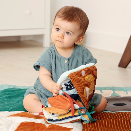 Baby to Love Activity Book Booklet Forest made of Fabric with Sounds for 0++ Months