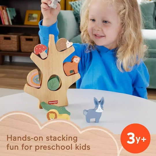 Fisher Price Stacking Toy Balance Tree made of Wood for 18++ Months