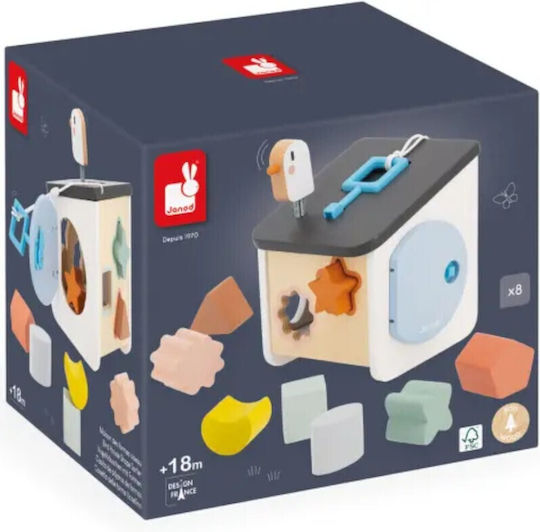 Janod Shape Sorting Toy made of Wood for 18++ Months