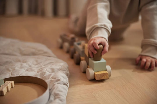 Jollein Vehicle Train Farm made of Wood for 12++ Months