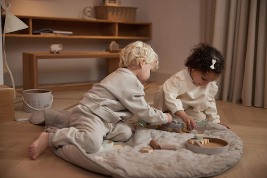 Jollein Vehicle Train Farm made of Wood for 12++ Months